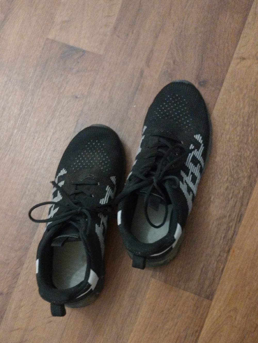 Inov-8 Black and White Athletic Shoes